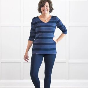 Miik Striped Long Sleeved tee, M